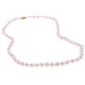 14k Cultured Akoya Pearl 20-inch Necklace (7.5-8 mm)