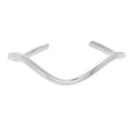 Sterling Silver Wave Cuff Bracelet