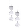 Sterling Silver Italian Disk Earrings