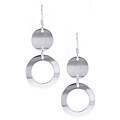 Sterling Silver Fashion Circles Earrings