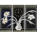 Three-piece Floral Clock Set