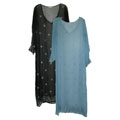 Hand-painted Sheer Dress Cover Up (India)