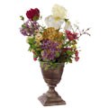 Forever Silk Garden Estate Mixed Small Urn
