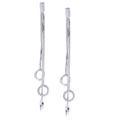 Sterling Silver Dangling Circles Earrings
