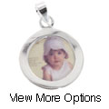 Sterling Silver Picture Frame Pendant