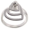Sterling Silver Hearts Fidget Ring