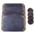 Wooden Placemat & Coaster Set (Ghana)