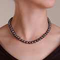 Cultured Freshwater Black Pearl Strand (7.5-8mm/ 16 in.)