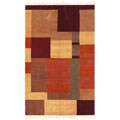 Hand-woven Complex Chenille Rug (5' x 8')