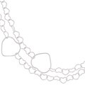 Sterling Silver Heart-link Necklace