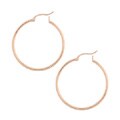 14k Yellow Gold Hoop Earrings