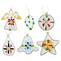 Recycled Glass Christmas Ornaments Set (Ecuador)