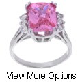 Sterling Silver Cubic Zirconia Fashion Ring