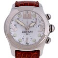 Corum Women's Large Bubble Brown Strap Watch