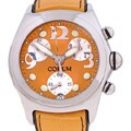 Corum Large Bubble Yellow Chronograph Watch
