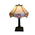 Tiffany-style Simple Rose Table Lamp