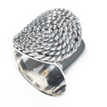 Sterling Silver Spiral Rope Ring