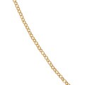 14k Yellow Gold Adjustable Medium Rolo Chain