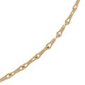 14k Gold 18-inch Pinsetta Link Necklace