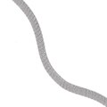 14k White Gold Wave Necklace