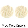 14k Bone Carved Earrings
