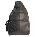 Adi Designs Genuine Leather Backpack-Brown