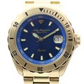Jules Jurgensen Men's Goldtone Blue Dial Watch