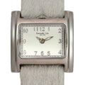 Kenneth Cole Women's White Faux Fur Strap Watch