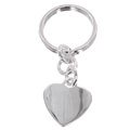 Sterling Silver Heart Tag Key Chain