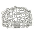 14-kt. White Gold 1/10ct TDW Round Diamond Filigree Ring (H-I/ I1-I2)