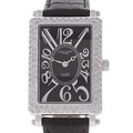 Charles Hubert Unisex Black Dial Diamond Watch