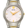 Seiko Women's White Dial Two-tone Quartz Watch