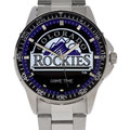 Colorado Rockies Men's Coach Series Steel Watch