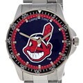 Cleveland Indians Men's Coach Series Steel Watch