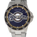 Milwaukee Brewers Men's Coach Series Steel Watch