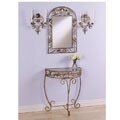 Four-piece Scrolled Iron Console Set