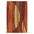 Hand-tufted Metro Brick Wool Rug (2'6 x 14')