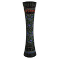 Handcrafted Lacquer Vase with Floral Design