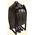 Espresso Finish Clothes Valet Stand