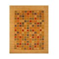 Hand-knotted Ivory Panel Gabbeh Wool Rug (6' x 9')
