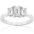 14k Gold 1ct TDW Diamond Three-stone Ring (H-I, SI1)