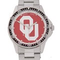 Oklahoma Men's Coach Series Stainless Steel Watch