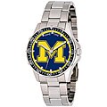 Michigan Men's Coach Series Stainless Steel Watch