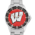 Wisconsin Men's Coach Series Stainless Steel Watch