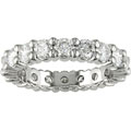 18k White Gold 2 5/8 ct TDW Diamond Eternity Band (D-F, SI)