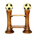Hand-carved Sports Balls Bookshelves