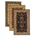Hand-tufted Grandeur Leaf/ Vine Wool Rug (5' x 8')