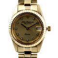 Jules Jurgensen Women's Goldtone 10 Diamond Watch