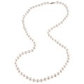 14k Gold White Freshwater Pearl 18-inch Necklace (6.5-7 mm)