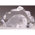 Seal Crystal Art Piece
